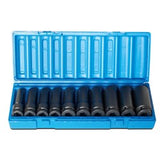 Sheffield Drive Metric Deep Socket Set
