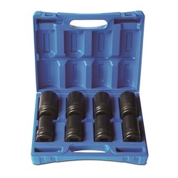 Sheffield Drive Metric Deep Socket Set