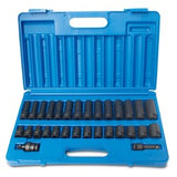 Sheffield Drive Metric Standard & Deep Socket Set