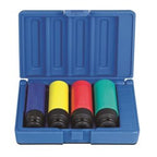 Sheffield 1/2" DRIVE 6-POINT METRIC WHEEL NUT IMPACT SOCKET - 17mm 1/2" Drive 6-Point Metric Wheel Nut Impact Socket