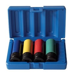 Sheffield Drive Metric Deep Socket Set