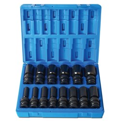 Sheffield Drive Universal Imperial Deep Socket Set