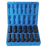 Sheffield Drive Universal Metric Deep Socket Set