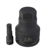 Sheffield 1/2" DRIVE METRIC 55MM IMPACT HEX DRIVER - 4mm 1/2" Drive Metric 55mm Impact Hex Driver
