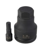 Sheffield 1/2" DRIVE METRIC 55MM IMPACT HEX DRIVER - 5mm 1/2" Drive Metric 55mm Impact Hex Driver