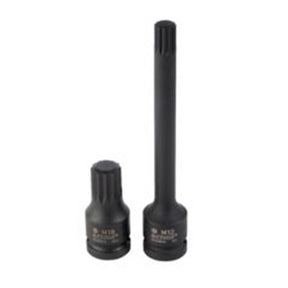 Sheffield 3/8" DRIVE METRIC 50MM IMPACT TRIPLE SQUARE DRIVER - 6mm 3/8" Drive Metric 50mm Impact Triple Square Driver