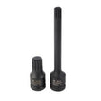 Sheffield 1/2" DRIVE METRIC 100MM IMPACT TRIPLE SQUARE DRIVER - 6mm 1/2" Drive Metric 100mm Impact Triple Square Driver