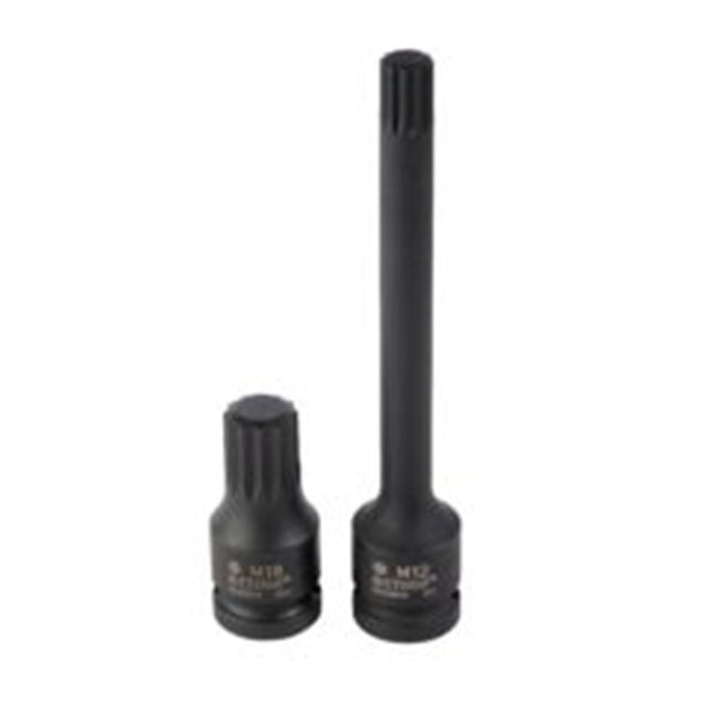 Sheffield 1/2" DRIVE METRIC 140MM IMPACT TRIPLE SQUARE DRIVER - 6mm 1/2" Drive Metric 140mm Impact Triple Square Driver
