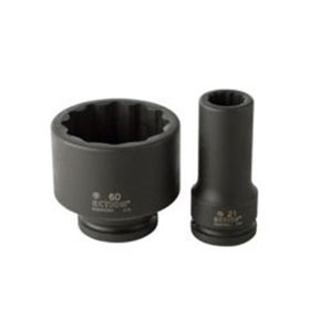 Sheffield 3/4" DRIVE 12-POINT METRIC STANDARD IMPACT SOCKET - Range 1 - 14mm 3/4" Drive 12-Point Metric Standard Impact Socket