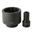 Sheffield 1" DRIVE 12-POINT METRIC STANDARD IMPACT SOCKET - Range 1 - 63mm 1" Drive 12-Point Metric Standard Impact Socket
