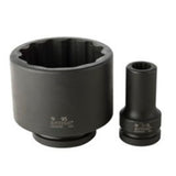 Sheffield 1" DRIVE 12-POINT METRIC DEEP IMPACT SOCKET - 115mm 1" Drive 12-Point Metric Deep Impact Socket