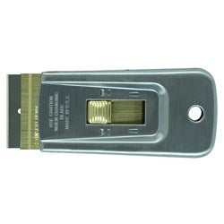Sheffield Metal Heavy Duty Scraper With Brass Button With Blade