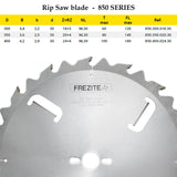 Rip Saw Blades | Frezite 850 Series