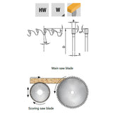 Scoring Saw Blades with Alternative Top Bevel | Frezite 853 Series