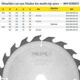 Multi-Rip Circular Saws for Longitudinal Cutting | Frezite 869 Series