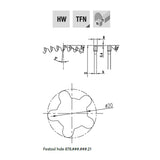 Aluminium Cutting Saw Blades NEGATIVE RAKE | Frezite 878 Series