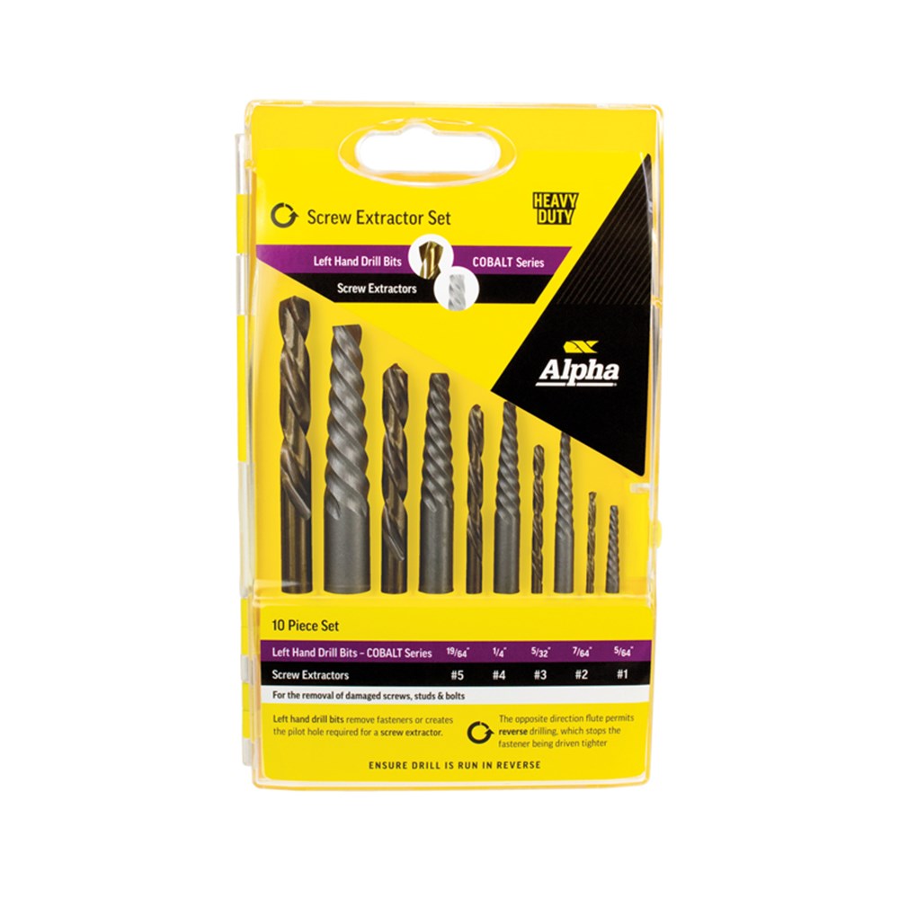 Sheffield Screw Extractor & L H Cobalt Drill Set — official supplier product image