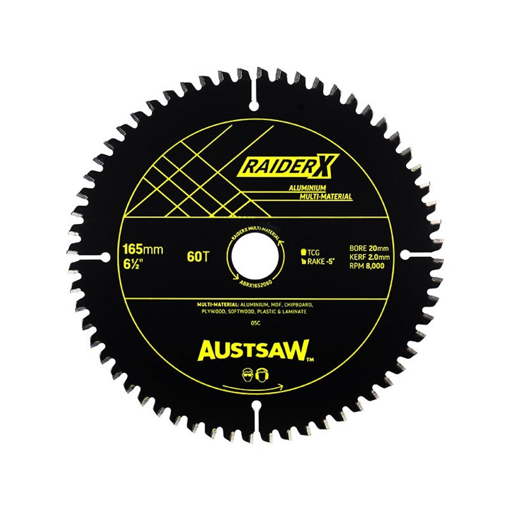 Sheffield Austsaw RaiderX Aluminium Multi Material Blade — official supplier product image