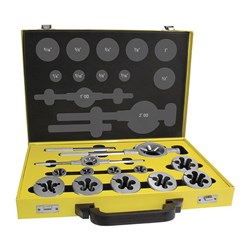 Sheffield Alpha Die Set UNCCarbon Metal Box