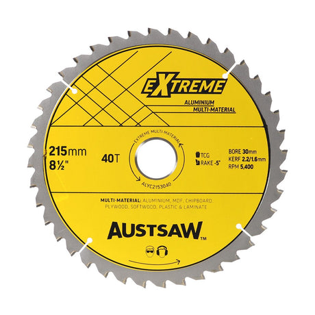 Sheffield Austsaw Aluminium Blade Triple Chip — official supplier product image