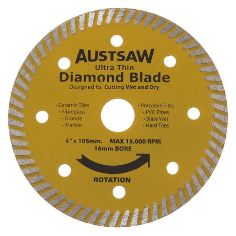 Sheffield Austsaw Diamond Blade Ultra Thin Ultra Thin — official supplier product image