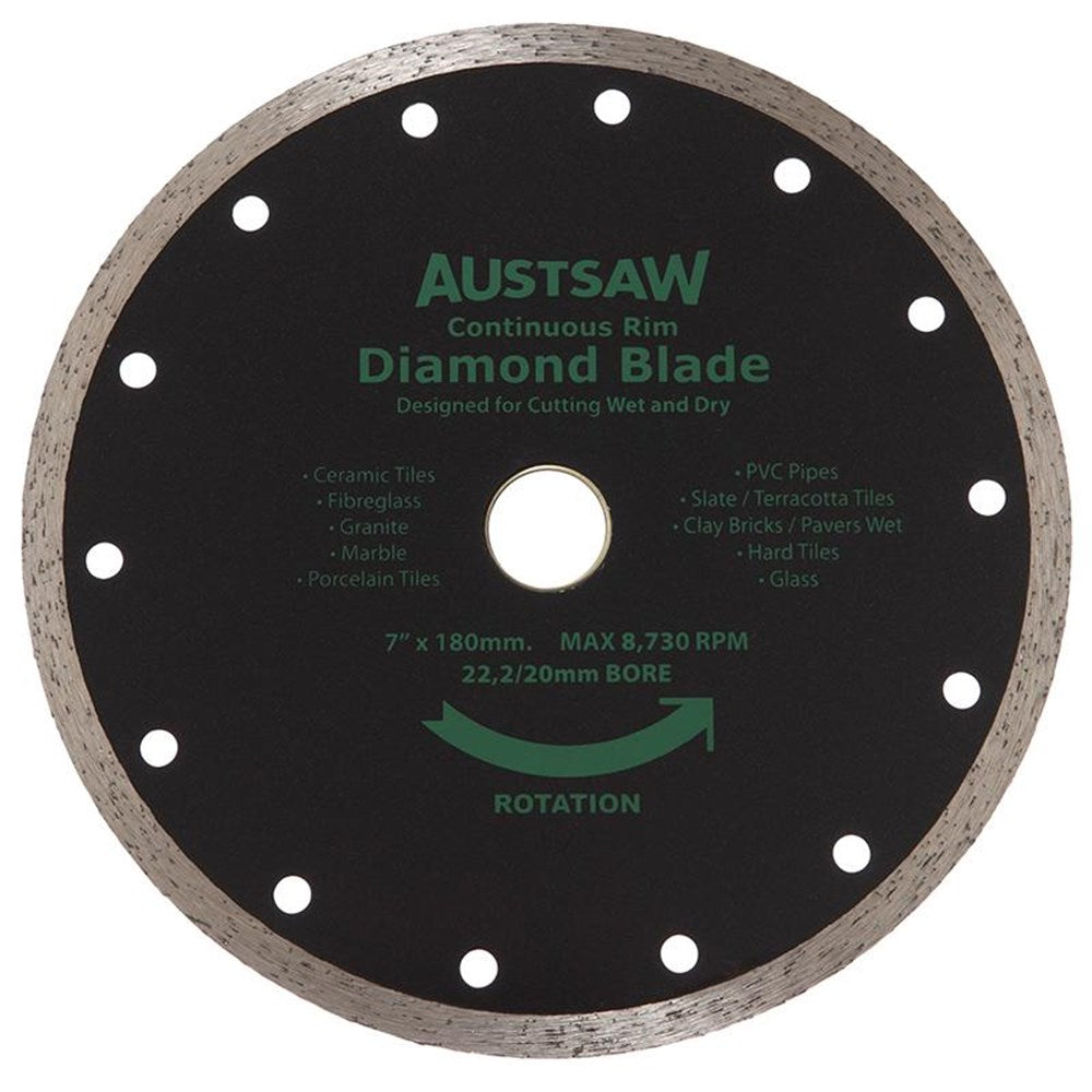 Sheffield Austsaw Diamond Blade Continuous Rim Mm Continuous — official supplier product image