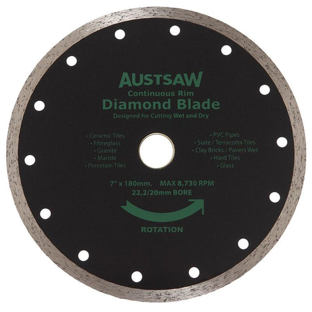 Sheffield Austsaw Diamond Blade Continuous Rim Mm Continuous — official supplier product image