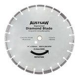 Sheffield Austsaw Diamond Blade Segmented Hard Brick Mm Hard Brick — official supplier product image