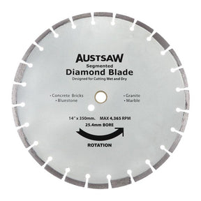 Sheffield Austsaw Diamond Blade Segmented Hard Brick Mm Hard Brick — official supplier product image