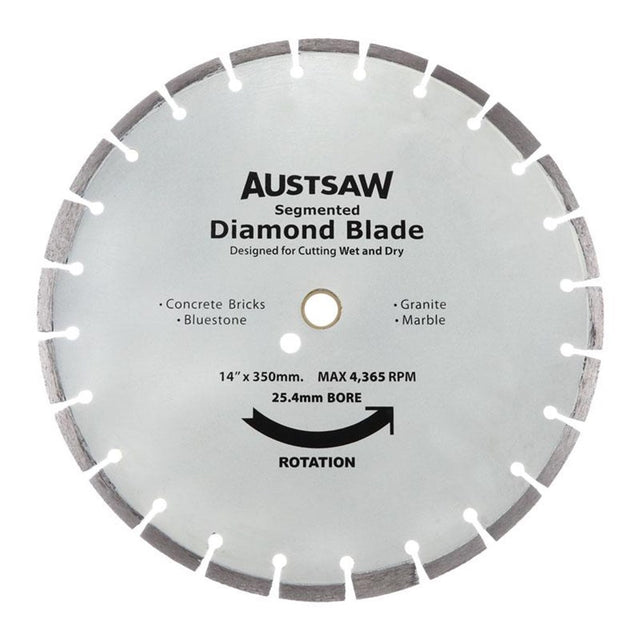 Sheffield Austsaw Diamond Blade Segmented Hard Brick Mm Hard Brick — official supplier product image