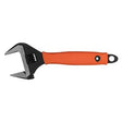 Sheffield Wide Jaw Wrench L H Thread Safety Nose With Orange Grip