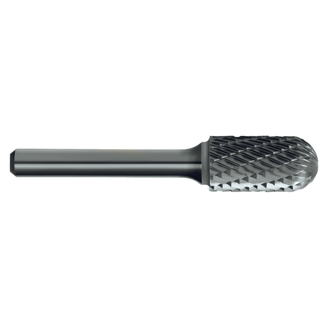 Sutton BURR B201 CARB CYL RAD-END DBL-CUT - BURR B201 SC100 CARB CYL RAD-END DBL-CUT 1/4-SHK 1/4IN