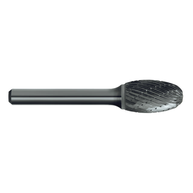 Sutton BURR B203 CARB OVAL DBL-CUT - BURR B203 SE100 CARB OVAL DBL-CUT 1/4-SHK 1/4IN