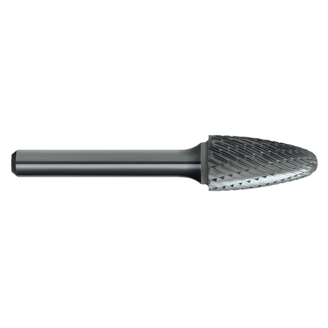 Sutton BURR B204 CARB TREE RAD-END DBL-CUT - BURR B204 SF100 CARB TREE RAD-END DBL-CUT 1/4-SHK 1/4IN