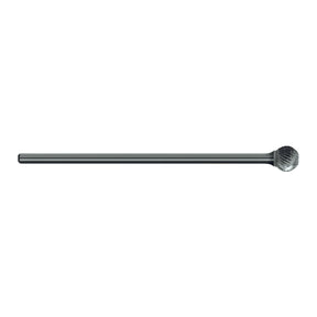 Sutton BURR D212 CARB BALL DBL-CUT LONG 1/4-SHK - BURR D212 SD3L6 CARB BALL DBL-CUT LONG 1/4-SHK 3/8IN