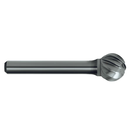 Sutton BURR B217 CARB BALL ALU-CUT 1/4-SHK - BURR B217 SD1AC CARB BALL ALU-CUT 1/4-SHK 1/4IN