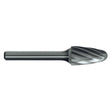 Sutton BURR B219 CARB TREE RAD-END ALU-CUT 1/4-SHK - BURR B219 SF1AC CARB TREE RAD-END ALU-CUT 1/4-SHK 1/4IN