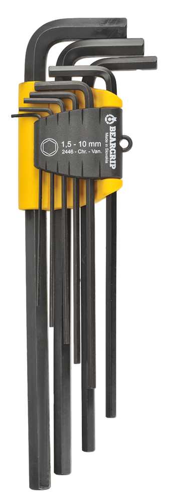 Bordo Hex Key Set Long Metric