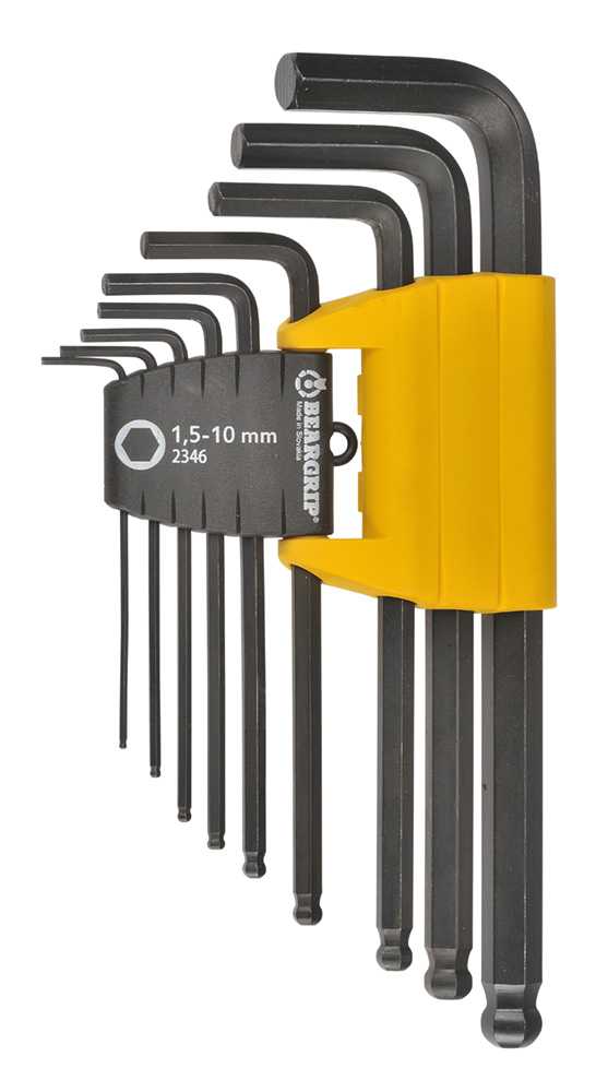 Bordo Hex Key Set B E Metric