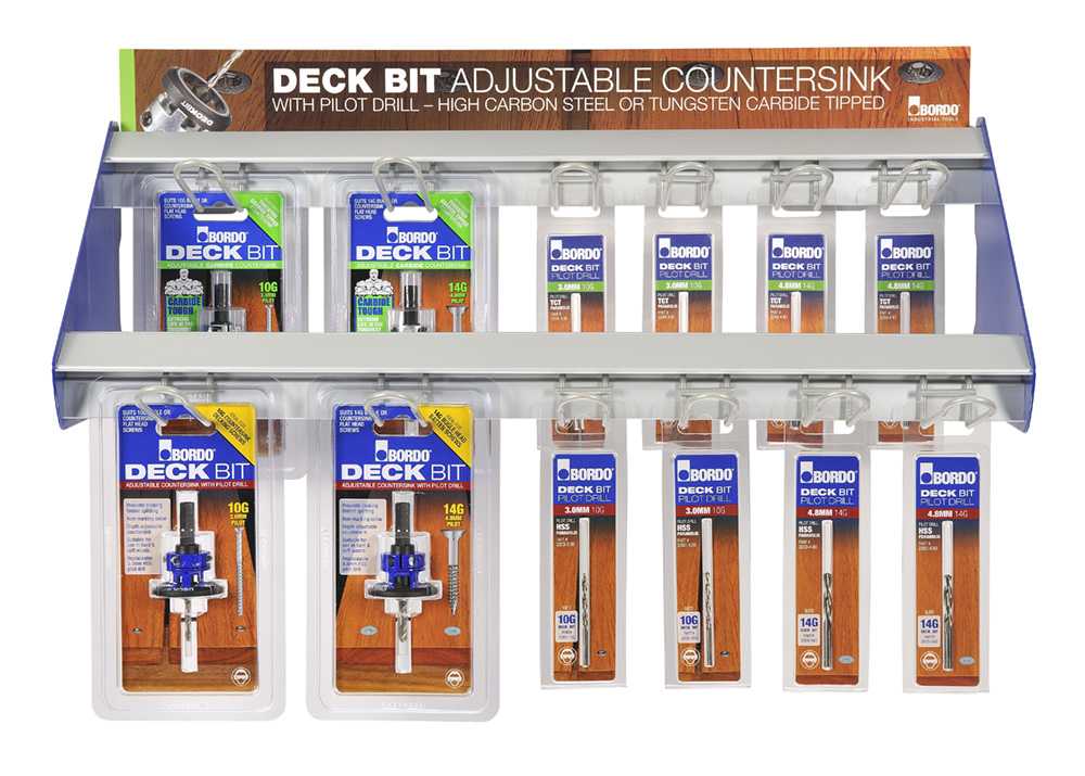 Bordo Deck Bit - Tier Merchandiser