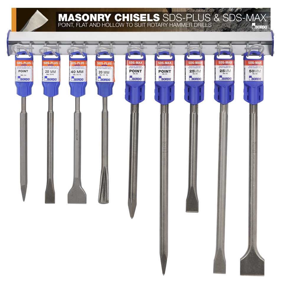 Bordo Sds Plus & Sds Max Chisel - Tier Merchand