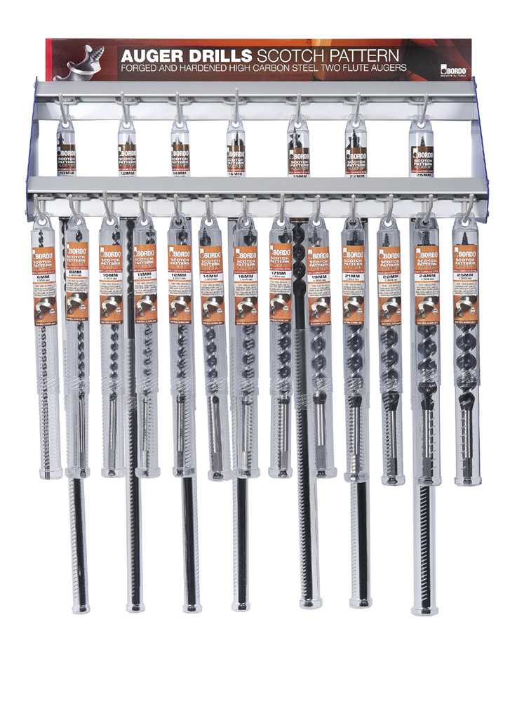 Bordo Scotch Pattern Auger Standard And Long - Tier — official supplier product image