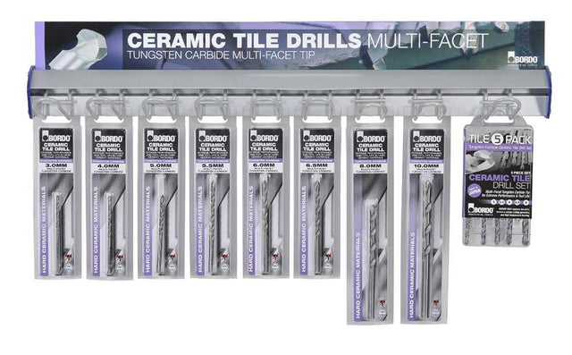 Bordo Ceramic Tile Drill - Tier Merchandiser