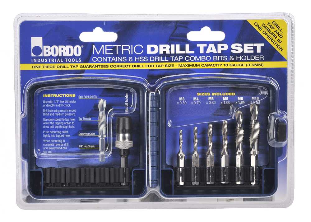 Bordo Drill & Tap Combo Set — official supplier product image