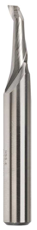 Short Round Shank Single Flute HSS Co8 End Mill