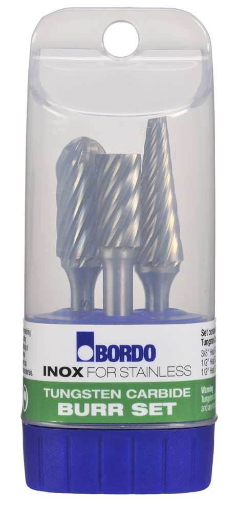 Bordo Inox Burr Set