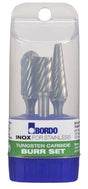 Bordo Inox Burr Set