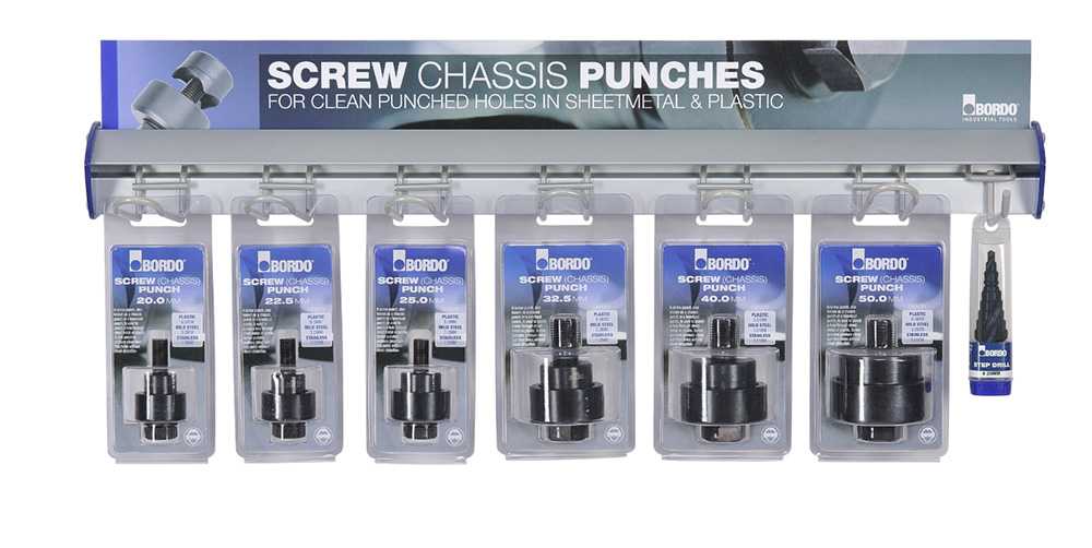 Bordo Chassis Punch - Tier Merchandiser