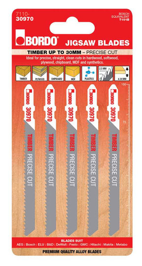 Bordo Hcs T-Shank Precise Cut Jigsaw Blade