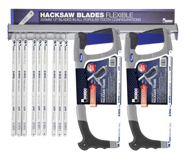 Bordo Bi Metal Hacksaw Blade & Frame - Tier Mer